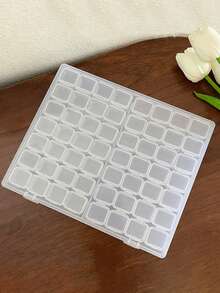 56个/28套迷你塑料收纳盒，带盖，透明盒，可用于整理珠子、耳环、戒指、美甲配件、手工用品、珠宝首饰，是母亲节/生日的绝佳礼物。 - 彩色 - 查看 49