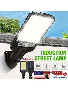 Solar Street Lights Outdoor Waterproof Pathway With Infrared Remote Control, 3 Brightness Modes White Solar Yard Lights With Motion Sensor, Solar Porch Lights For Gardens, Terraces, Paths, Garage - 1 chiếc - Xem 8