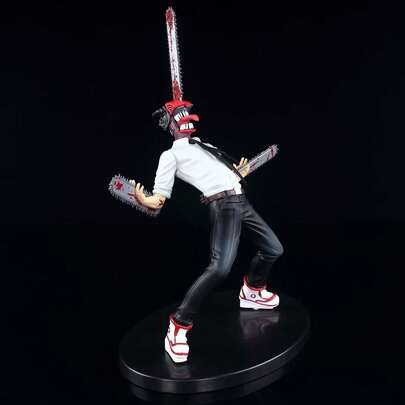 UP PARADE Denji Figure | Roaring Devil Hunter Anime Statue | High-Quality Collectible Model For Fans & Display Decoration