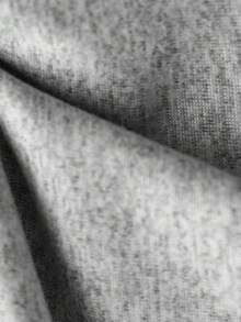 母亲节标语印花圆领T恤，休闲柔软夏季上衣，适合青少年女孩 - 灰色 - 查看 6