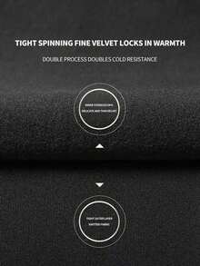 Men's Autumn And Winter Solid-Color Thermal Lined Thermal Underwear, Casual Tight-Fitting Long-Sleeved Crew Neck Tops, Underwear And Pajamas, Thermal Lined Thickened Men's Sportswear - Black - View 4