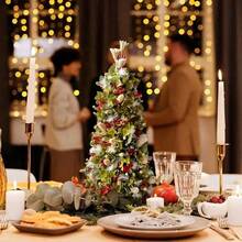 1/3个锥形花泥，三角形插花材料，圣诞树插花装饰花泥，绿色干泡沫锥形人造花，植物DIY，圣诞派对，婚礼装饰 - 彩色 - 查看 12