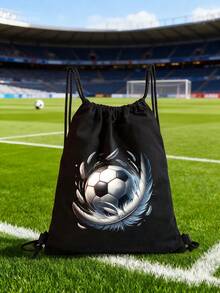 Drawstring Bag School Backpack Sport Bag Women's Fashion Shoulder Backpacks Canvas Shopping Bag Organizer For Travel Cycling Hiking Woman Large Capacity Storage Shopper Bags Initial Name A To Z Pink Letter Print