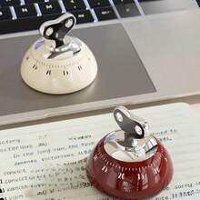 1 pieza Temporizador de cocina magnético de lujo, temporizador de cuenta regresiva preciso, se adhiere al escritorio/refrigerador, mecánico - Multicolor - Ver 3