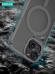 Koolife 1 件磁性充电、防摔、防震、喷油哑光纹理手机保护壳、个性化镜框设计带大摄像头孔、PC+TPU 材质、兼容 17/17 Air/17 Pro Max/16/16pro/16plus/16promax/11/11pro/11promax/12/12pro/12promax/13/13pro/13promax/14/14plus/14pro/14promax/15/15pro/15plus/15promaamsung Galaxy S25Ultra/24Plus/23/Galaxy 22 - 鈦金灰 - 查看 5
