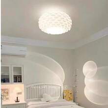 Cúpula de Luminária Pendente Branca Tecida à Mão de Aproximadamente 38,0 cm (14,9 polegadas), Adequada para Sala de Jantar, Sala de Estar, Quarto, Cozinha, Estilo Fazenda, 1 Peça