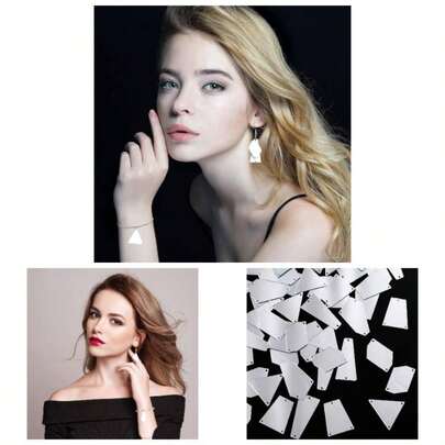 Mirror Beads Sew On, Mix Acrylic Irregular Mirror Loose Beads, Mirror Rhinestones Stones For Prom Evening Party Wine Ball Gowns