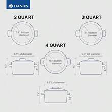 Modern 6 - Piece Stainless Steel Induction Cookware Set U2013 Dishwasher  Pots With Heatproof Handles, Glass Lids, Silver - 6件套裝 - 查看 4