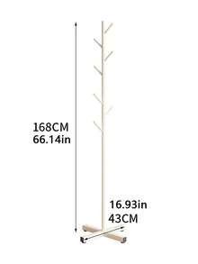 Este perchero de pie moderno y minimalista es adecuado para varios espacios como la sala de estar, el dormitorio y la entrada. Presenta un diseño sencillo y elegante, con una base resistente y ganchos multifuncionales, fabricado con materiales de alta calidad y una estructura fácil de usar. Es ideal para la organización del hogar, la decoración estacional, la configuración de vacaciones y el embellecimiento de la habitación, lo que lo convierte en una excelente opción para la organización del hogar y la decoración del espacio. - Blanco - Ver 3