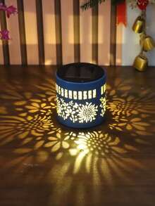 1 قطعة فانوس ديكوري يعمل بالطاقة الشمسية، فانوس ديكور حديقة أنيق، إضاءة LED معدنية تعمل بالطاقة الشمسية، إضاءة دافئة، مناسب للحديقة والفناء والممرات والمداخل والأعياد والحفلات والمروج