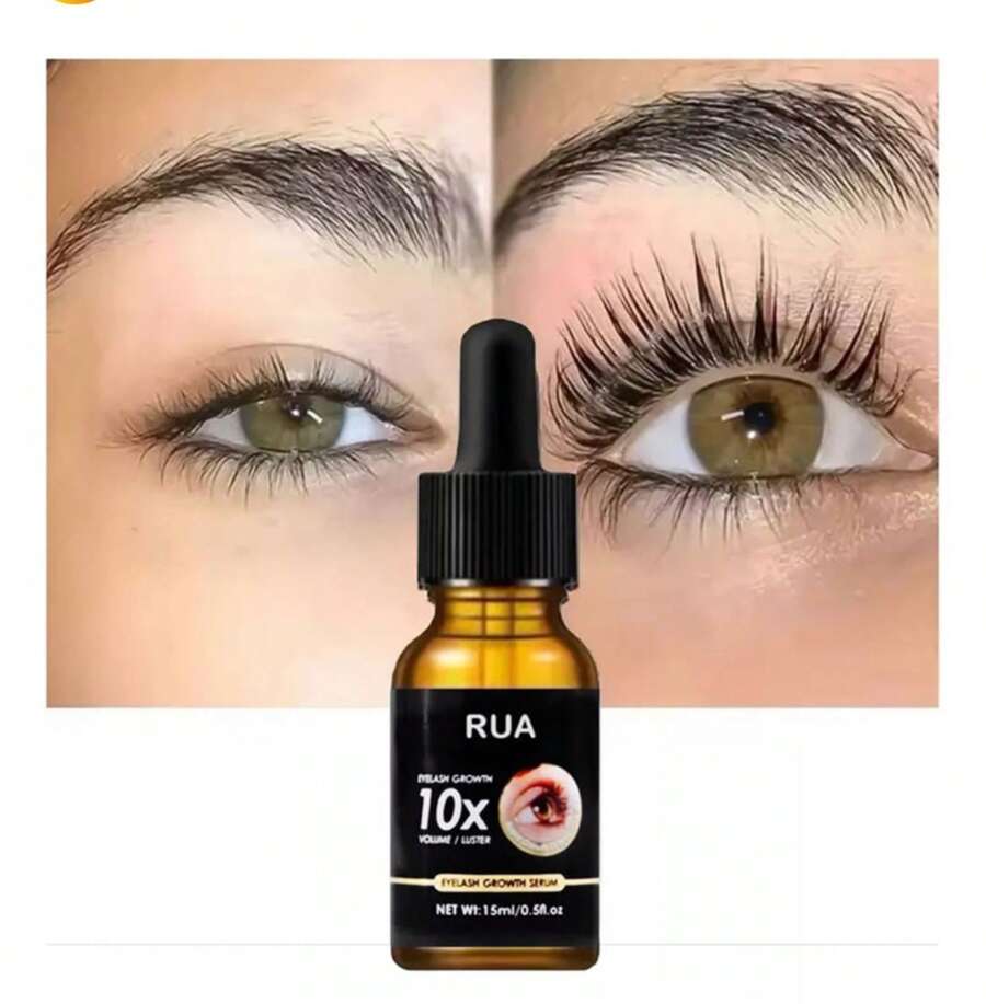 Serum Rua,  Eficiente Para El Crecimiento Y Brillo De Pestañas. cont neto 15 ml - Blanco - Ver 1