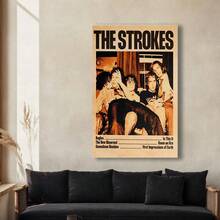 Framed The Strokes Poster, The Strokes Modern Wall Art, Music Poster, Wall Decor, The Strokes Wall Art Decor .Home Living Room Office Wall Decor, Perfect Gift And Wall Decoration, Room Decor, Wall Art Decor, Wall Decor, Living Room. - Framed(有框架) - 查看 5