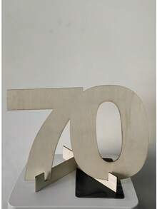 1 طقم أرقام خشبية شخصية لكتاب الضيوف لحفلات عيد الميلاد 18/30/40/50/60 - هدية مثالية لحفلات عيد الميلاد 18/30/40/50/60، اكسسوارات عيد الميلاد الشخصية، ديكور حفلة البلوغ بطاقة تهنئة خشبية