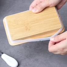 1 Set Glass Butter Dish, 600ml/20oz Classic Style Butter Storage Box, Rectangular Cheese Storage Box Glass Butter Dish, Cheese Preservation Box, Suitable For Household Kitchen Butter Storage - Multicolor - View 10