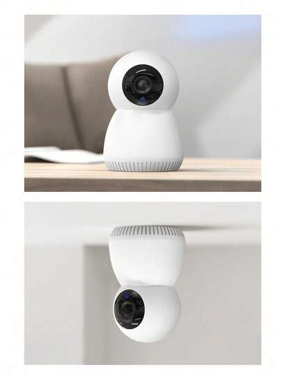 1pc/ WiFi Security Camera 355 Degree Intercom Night Vision, Remote Control Home Indoor Outdoor APP To View Anytime Anywhere, Cameras view 7