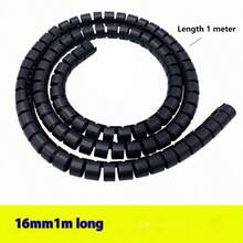 1米-8/10/16/22/28/32/42毫米多尺寸线缆管理保护螺旋缠绕管，线缆整理器，线缆保护套