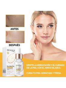 BIOAQUA Serum Facial De de Arroz y Ácido Hialurónico, Hidratante, Para Aclarar La Piel y Eliminar Manchas, Una Apariencia De Piel Brillante, Reduce los Poros, Hidratación de Larga Duración - Blanco - Ver 4
