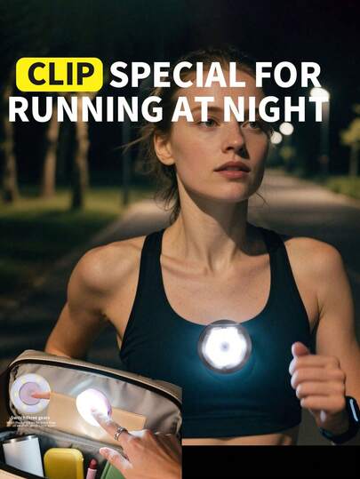 1pc New USB Portable Light, Bag Light, Camping Light, Night Light, Cap Light, Car Inspection Light, Keychain Light, Pet Anti-Lost Night Light, Dog Walking Artifact Night Collar Light