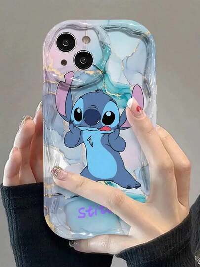 Stitch Cartoon Character Mobile Phone Shell Suitable For Compatible With IPhone 7/8/X/XS/XR/11/12/13/14/15/16 Plus Pro Max Stitch Protective Case Give Birthday Gifts To Friends And Loved Ones