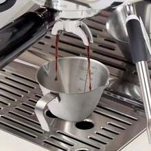 Taza medidora de expreso, taza expresso Shots con doble boquilla, taza de vertido de acero inoxidable con marcas de 1 onza\/1.5 onzas\/2.5 onzas\/3.5 onzas, 2.5 onzas, paquete de 2 - negro - Ver 5