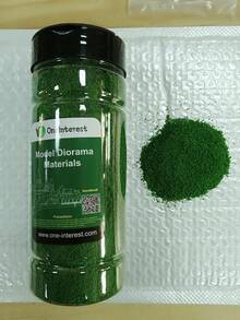 500ml/瓶仿真树粉模型草坪植物人造草粉尼龙草粉火车模型建筑微缩DIY场景制作材料 - As shown in the figure - 查看 8