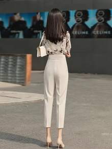 Women Pants - trắng - Xem 4