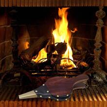 Dioche Fuelle, Soplador de Mano Peque?o Herramientas para Chimenea Soplador de Fuego Fuelle para Chimenea Interior Gran Herramienta para Chimenea, Hoguera, Estufa de Le?a, Barbacoa, - negro - Ver 5