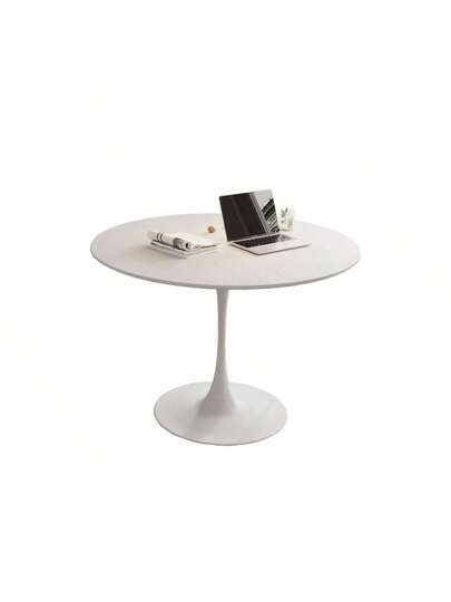 Set Of Metal Dining Chairs, Steel Legs PU Leather Seats, Armless High Back Kitchen, Living Room, Grijs view 6