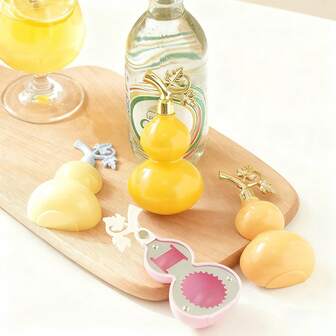 1ชิ้น ที่เปิดขวดแม่เหล็กรูปน้ำเต้าใหม่ สติกเกอร์ติดตู้เย็น การตกแต่งสามมิติ ที่เปิดขวดในบ้านน่ารักสร้างสรรค์ที่มีมูลค่าความงามสูง