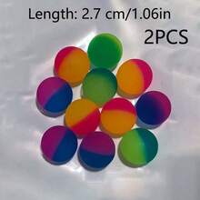 15pcs Cat Toy Bouncy Balls, Interactive Cat Toys Balls, 32mm High Indoor Cat Bouncy Balls, Colorful Rubber Large Bounce Ball, Pet Toy Balls Gift For Kitty