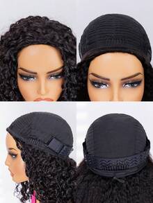 CURLYME SNATURAL#WWHalfWig14-28 Tóc giả nửa đầu làm từ 180% tóc thật, phù hợp để kết hợp với trang phục hàng ngày - SNatural - Xem 5