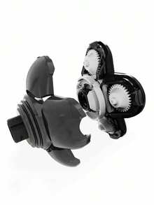 2个电动剃须刀替换刀头 - 5刀片设计，5个刀头电动剃须刀替换刀片，不锈钢和ABS材质剃须配件 - 彩色 - 查看 5