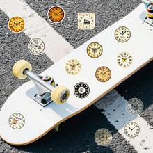 56 piezas de pegatinas retro de grafiti, pegatinas con diseño de reloj, pegatinas de vinilo resistentes al agua, adecuadas para portátil, botella de agua, guitarra, bicicleta, coche, sobre, recompensas en el aula, parachoques de motocicleta, equipaje, monopatín y talla grande, calcomanías de grafiti lindas, el mejor regalo para adolescentes y adultos, decoración de cumpleaños, decoración de graduación, regalo perfecto para estudiantes, útiles escolares, de vuelta a la escuela - Multicolor - Ver 10