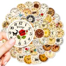 56 piezas de pegatinas retro de grafiti, pegatinas con diseño de reloj, pegatinas de vinilo resistentes al agua, adecuadas para portátil, botella de agua, guitarra, bicicleta, coche, sobre, recompensas en el aula, parachoques de motocicleta, equipaje, monopatín y talla grande, calcomanías de grafiti lindas, el mejor regalo para adolescentes y adultos, decoración de cumpleaños, decoración de graduación, regalo perfecto para estudiantes, útiles escolares, de vuelta a la escuela - Multicolor - Ver 12