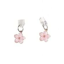 Pearlescent Alloy Dripping Cherry Blossom Mobile Phone Dust Plug Pendant DIY Mobile Phone Charging Port Dust Pendant Small Gift