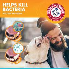 Arm &amp; Hammer Dog Dental Care Fresh Breath Enzymatic Toothpaste for Dogs | No More Doggie Breath | Safe for Puppies, Clinical Care, Vanilla Ginger Flavor - Rojo y blanco - Ver 4
