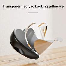 3pcs Three-Hole Love Desktop Data Cable Organizer, Self-Adhesive Cable Computer Mouse Headset Cable Winder Combination Storage(Pink, White, Black) - Multicolor - View 3