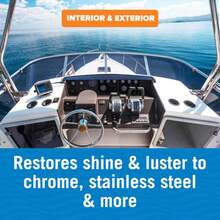 Metal Polish Cleaner And Chrome Marine Grade For Boats Cars Aluminum Stainless Steel (Reformulated) - White - View 4