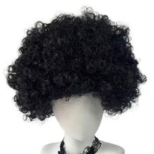 小丑假发 爆炸头假发 短发 趣味假发 带刘海 女士假发 角色扮演 金色假发 粉色合成假发 派对 圣诞节 万圣节