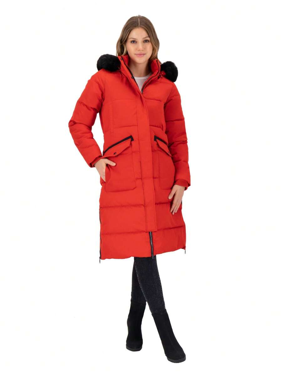 SAKERS OUTDOOR CLOTHING Women Winter Coats - 紅色 - 查看 1
