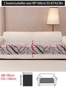 1pc Thick Plush Sofa Cushion Cover, Modern Minimalist Anti-Slip Warm Sofa Seat Pad, Dust-Proof Washable Sofa Slipcover, Light Gray Fashion Soft Non-Fading Non-Shedding Bedroom Decor Pet-Friendly Protector, Adjustable For Corner Sofa, Suitable For Bedroom, Office, Living Room Combination Furniture, L-Shaped Sofa And 1/2/3/4-Seat Sofa