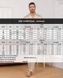 BigKing Men's Silk Satin Pajama Set, Men's Pajama Set, Soft, Long Sleeve, Button-Down - Sampanye - View 4