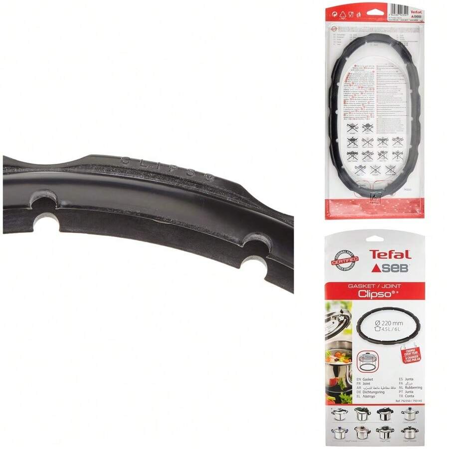 Empaque para Olla de Presión T-fal LT414246 - 6L, Gris, Plástico, 1000W, 220V, Programable - Gris - Ver 1