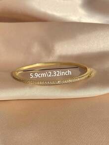 rakol 方晶鋯石裝飾手鐲適合女士適合派對宴會婚禮