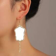 -Border Magic Mirror Dopamine Necklace Ins Photo Frame Necklace Cute Girl Fashion Collarbone Chain - 03 KC Gold 9428 - Xem 10