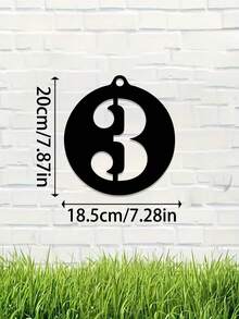 1 Stück Digitale 0-9 Metall Hausnummer - frei kombinierbar, robuste Gusseisen Hausnummernplatte, wandmontierte Briefkastennummer, geeignet für Heim-Dekoration, Garten-Dekoration, Haustür, Garagentor, Geschäft, Studio, Eingangsbereich Wanddekoration, ideal für Heimdekoration und Weihnachtsgeschenke