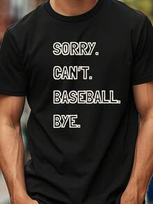 Baseball Gift, Sorry Can't Baseball Bye Shirt, Baseball Mom Tee, Baseball Sports, Baseball Player, Gift Baseball Lover, Gift For Baseball - 款式2 - 查看 1