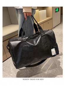 Large Capacity Casual Sports Gym Bag, Travel Tote Handbag, Foldable Luggage Bag, Unisex Short Trip Shoulder Bag, Waterproof Durable Carry-On Bag, Multi-Function Sports Backpack - Multicolor - View 7