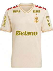 Mega New Flamengo Beige Shirt 2025 Mega - 米色 - 查看 2