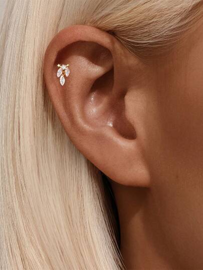 1 Piece 925 Sterling Silver Tassel Chain Horse Eye Star Moon Piercing Ear Ring Versatile Earring Accessory, Suitable For Women'S Daily Wear, Parties, And Banquet Occasions